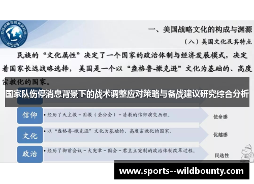 国家队伤停消息背景下的战术调整应对策略与备战建议研究综合分析 国家队伤停消息背景下的战术调整应对策略与备战建议研究综合分析